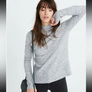 Madewell Donegal Inland Turtleneck Sweater in Coziest Yarn Medium
